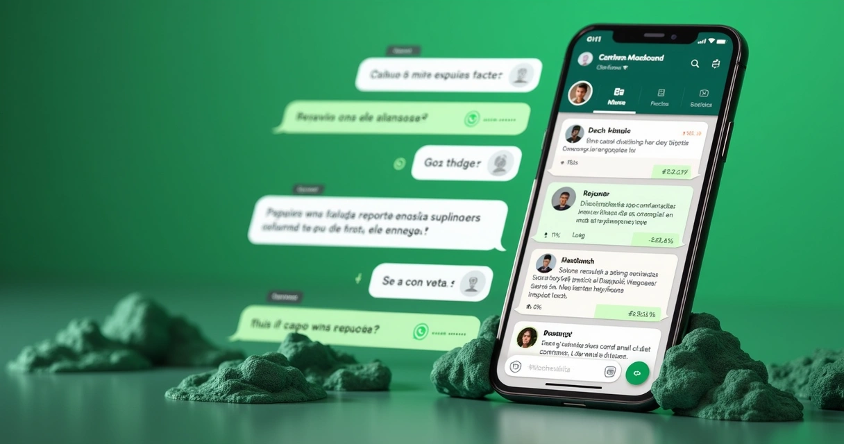 Dashboard com gráfico de disparo de mensagens via WhatsApp 