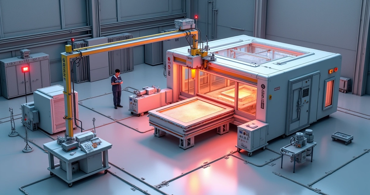 Dispositivos de segurança NR-12 em célula de corte a laser