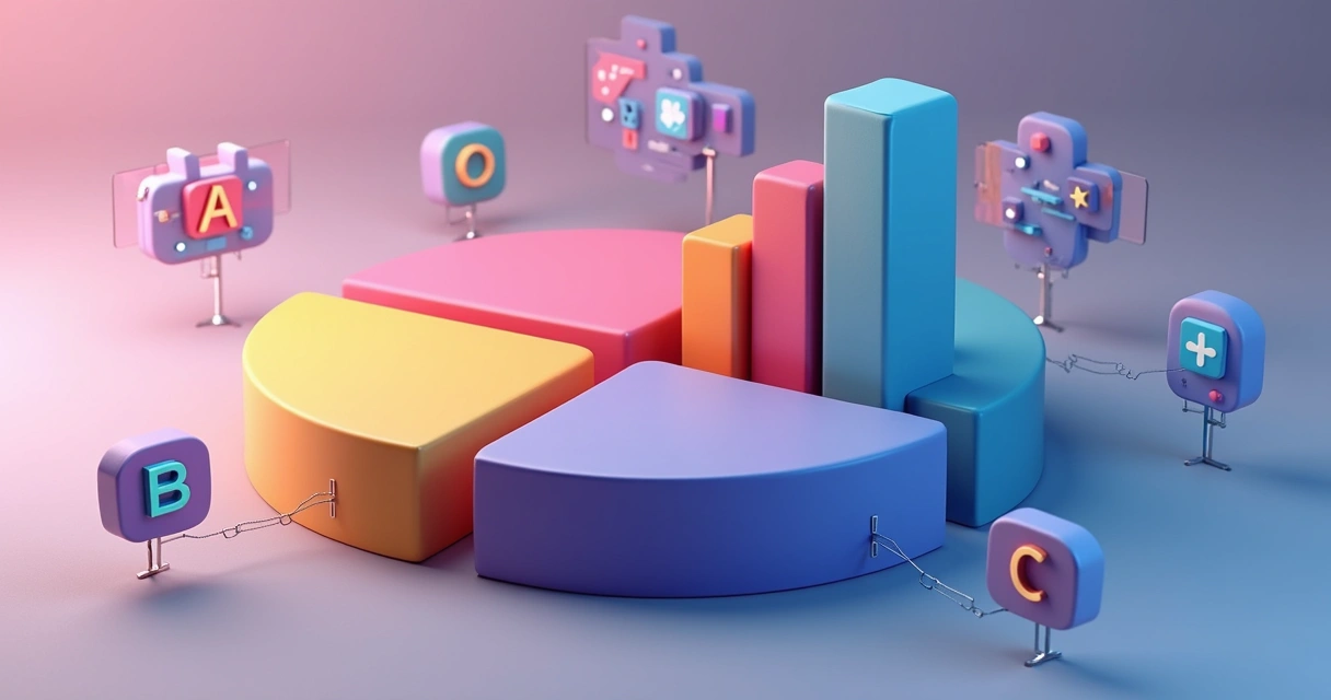 Distribuição em gráfico dos produtos por categorias A, B e C, evidenciando maior valor concentrado em poucos itens 