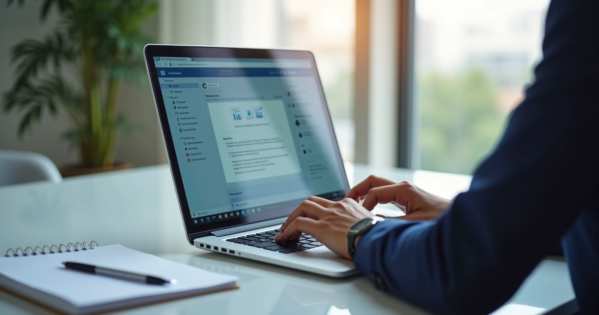 Profissional do B2B enviando mensagem no LinkedIn