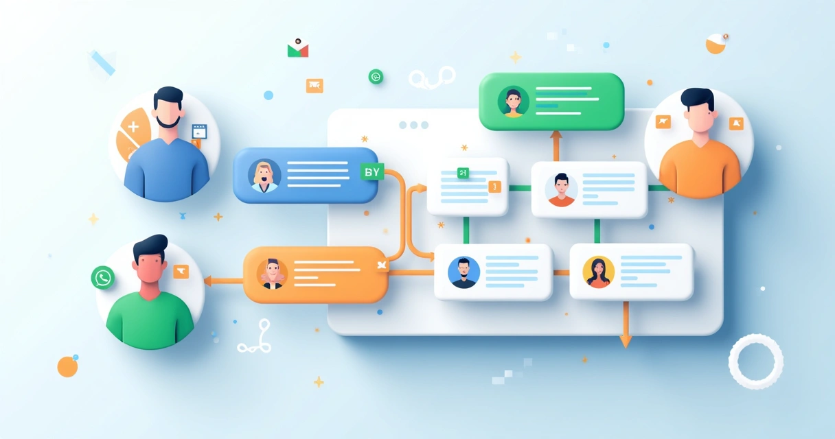 Zapier + PRM: os fluxos de automação mais usados em canais Painel mostrando distribuição automática de leads entre parceiros