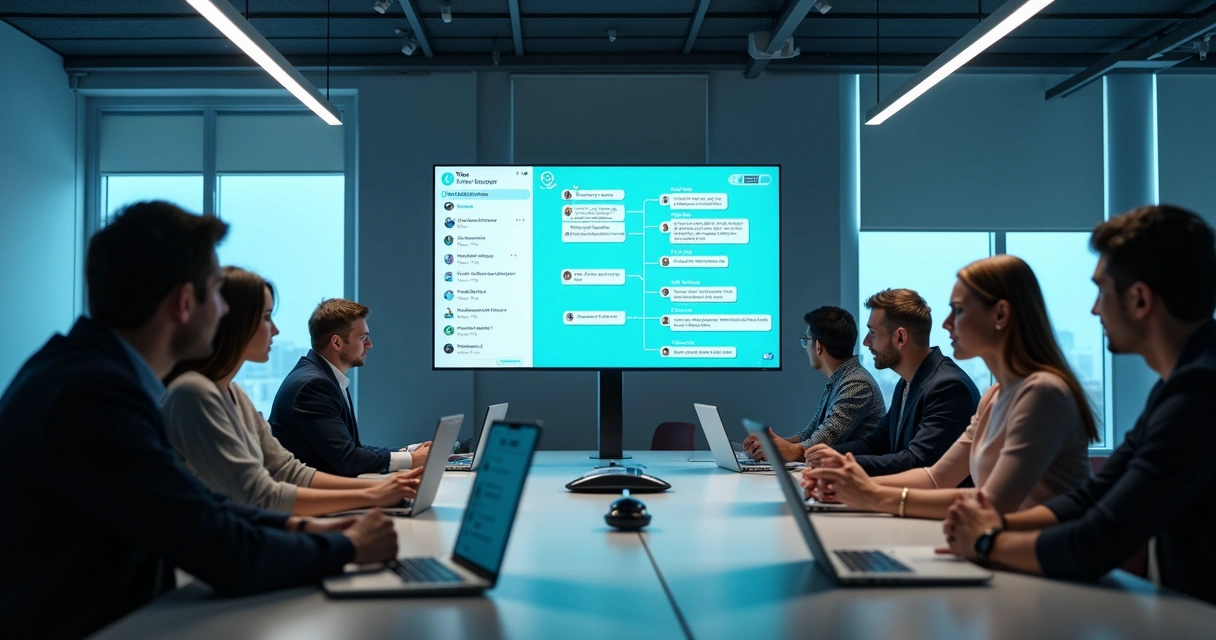 Equipe comercial acompanhando distribuição de leads no WhatsApp 