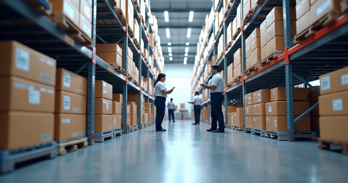 Tipos de Parceiros: Guia Completo para Gestão Armazém de distribuidor de tecnologia com caixas organizadas