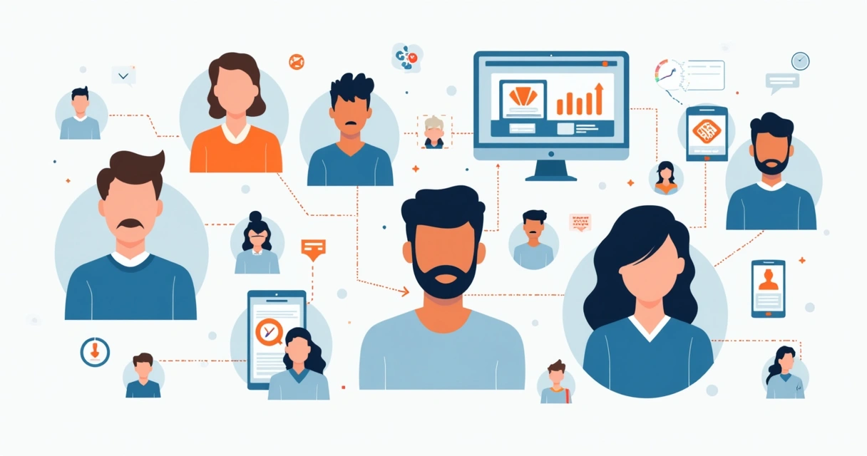 Segmentação de públicos com diferentes dispositivos e perfis de clientes 