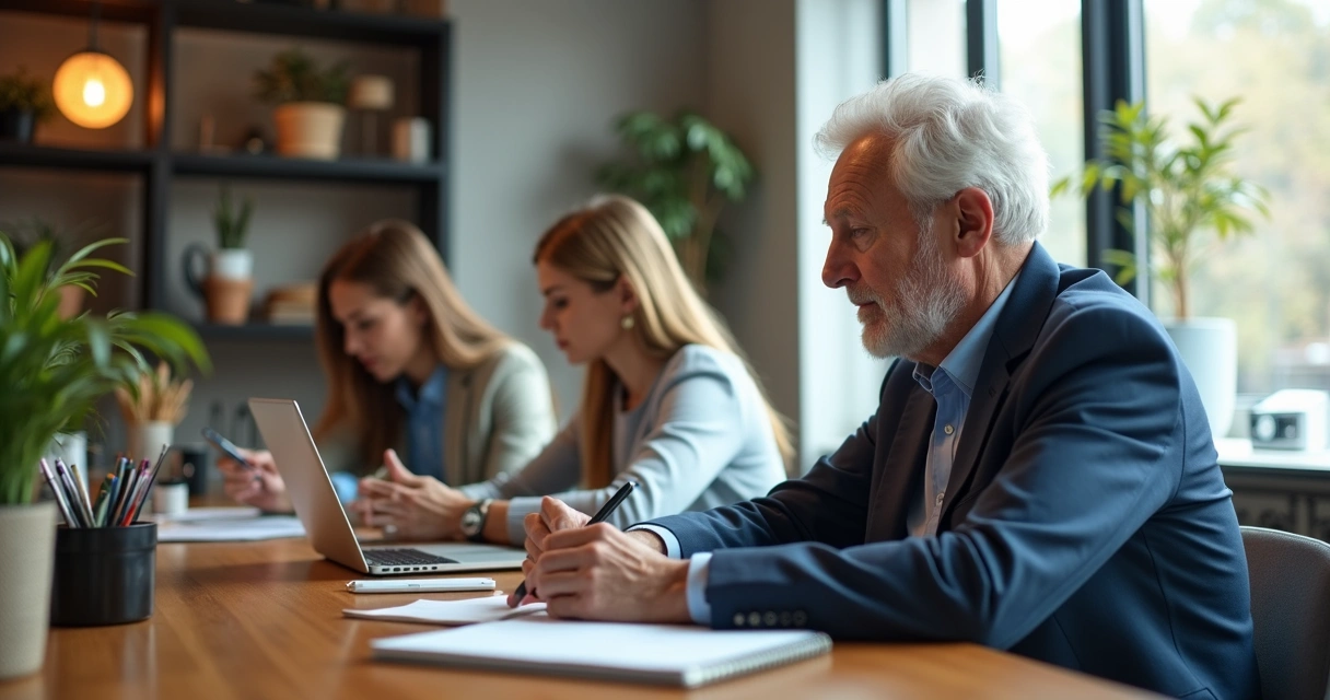 Pessoas diferentes operando câmbio em ambientes variados. 