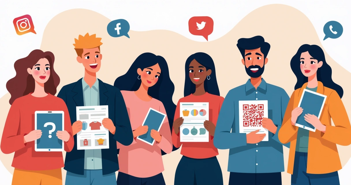 Divulgação de catálogo digital em redes sociais e WhatsApp 