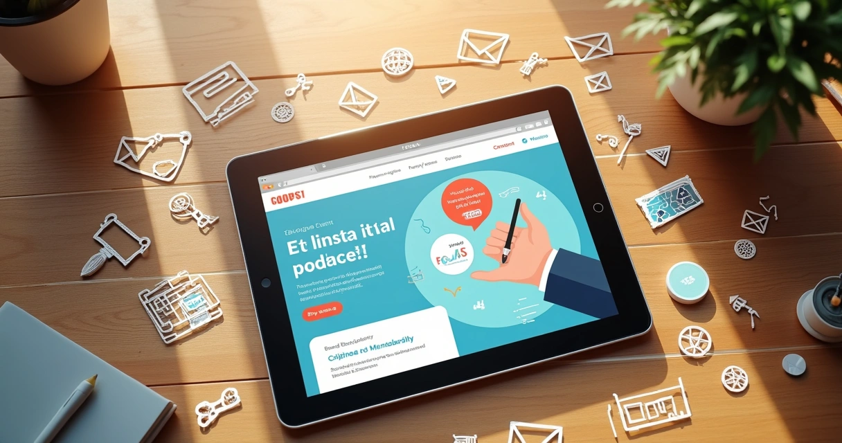 Divulgação de evento online por vários canais digitais 