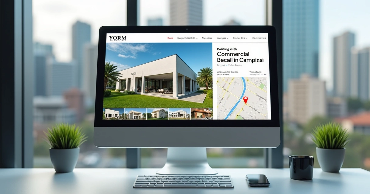 Anúncio digital de imóvel comercial em Campinas nas redes sociais 