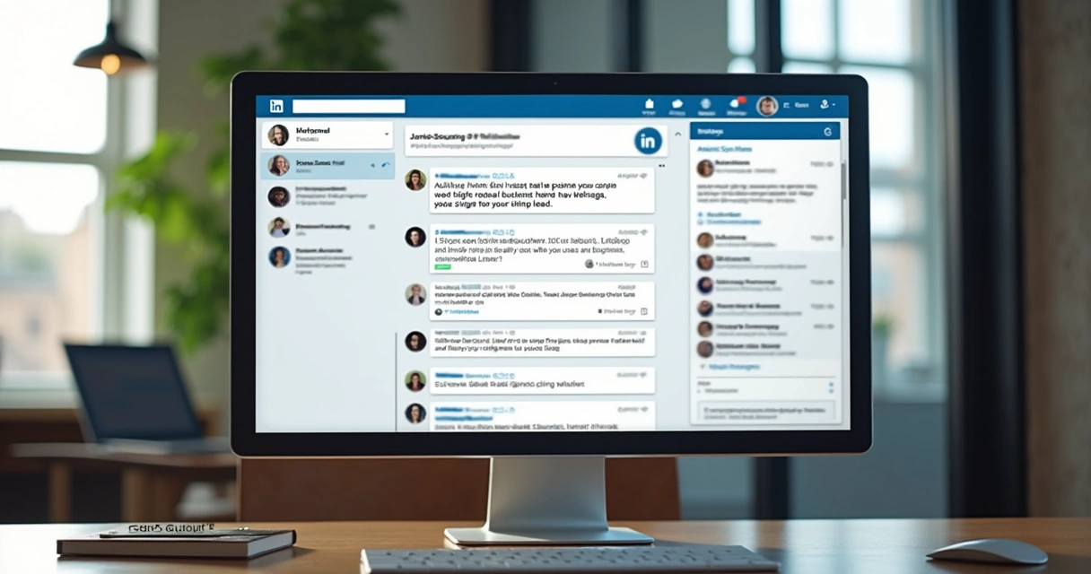 Exemplo de mensagem direta automatizada personalizada no LinkedIn para prospecção B2B 