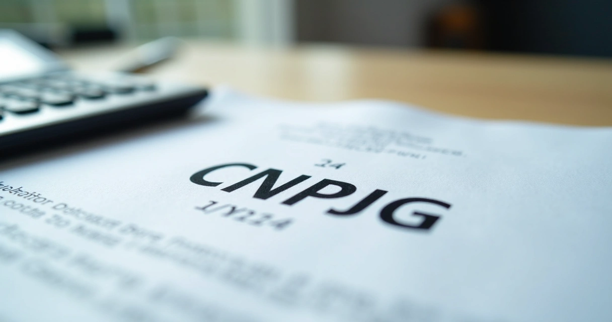 CNPJ number on official document 