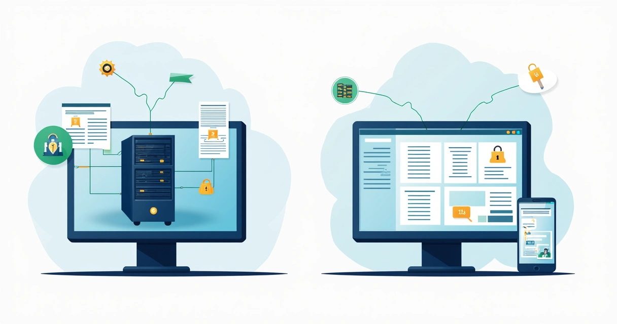 Secure digital document signing interface comparison