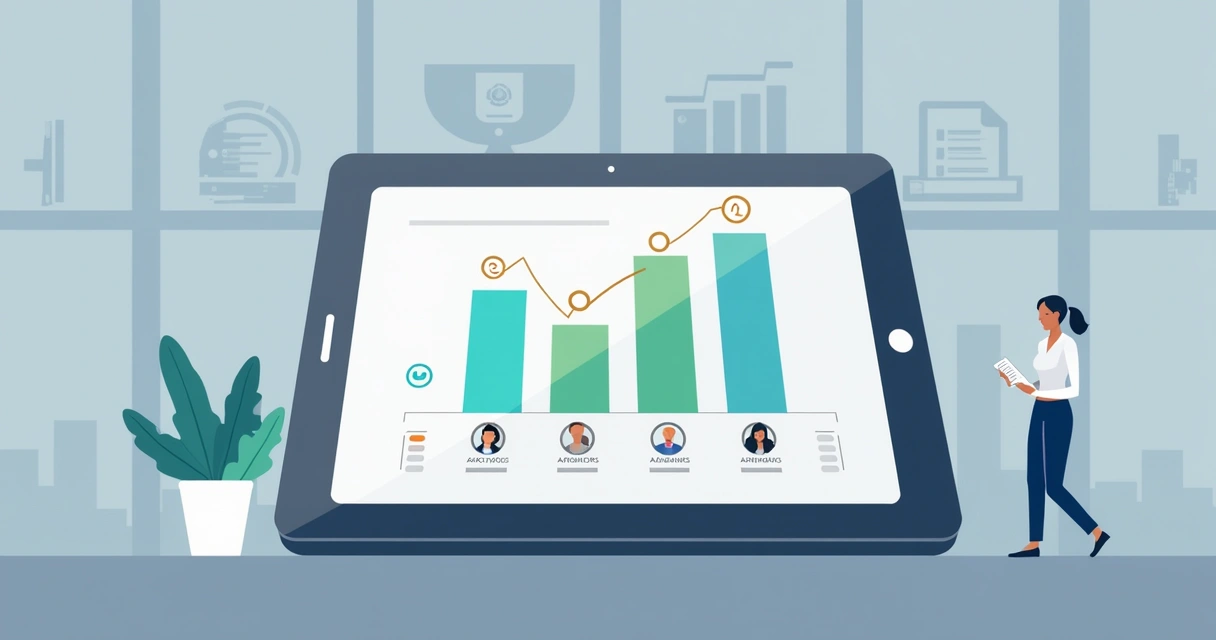 Digital dashboard showing stages of board document approvals 