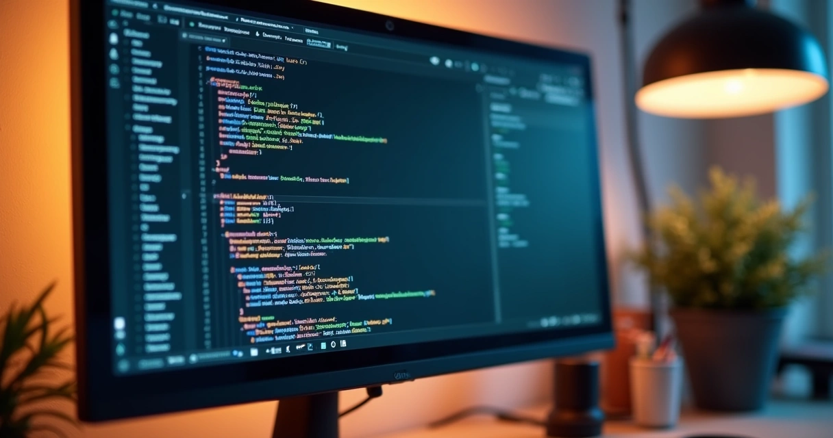 Exemplo de documentação de API fiscal em tela de computador com códigos realistas 