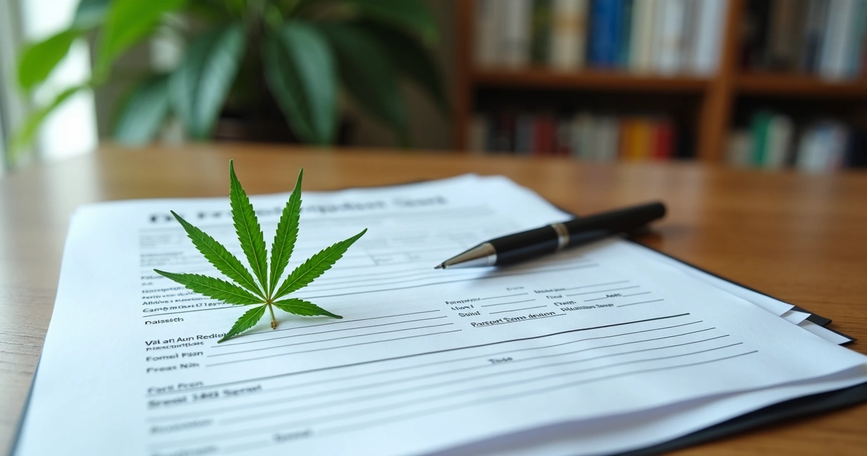 Documentação médica para processo de legalização do THC 