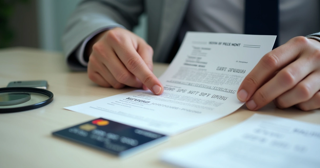 Pessoa cega lendo documento bancário em braille 