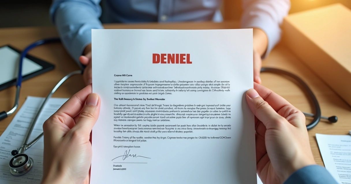 Documento formal de negativa de plano de saúde