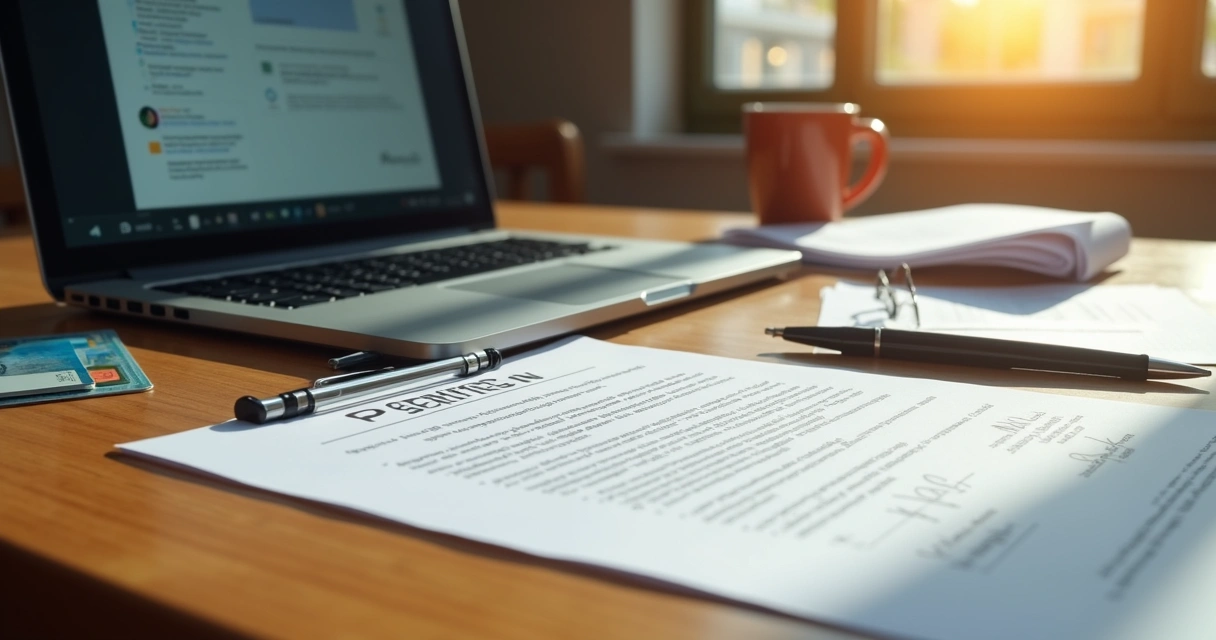 Documentos organizados para pedido de alvará judicial