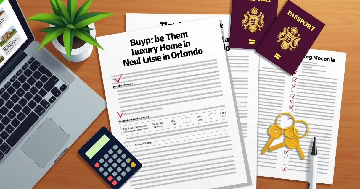 Documents and checklist for buying a house in the USA 