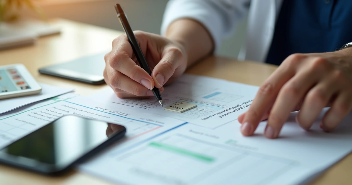 Paciente organizando documentos para comprar canabidiol 