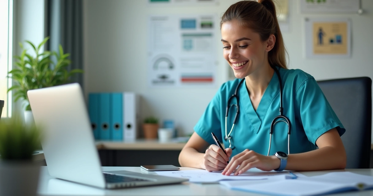 Veterinário assinando digitalmente documentos no computador 