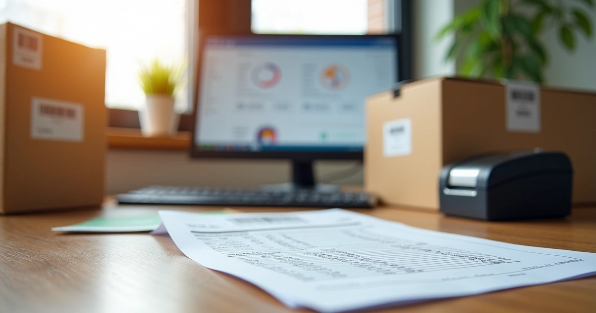 Documentos de embarque e Packing List lado a lado 