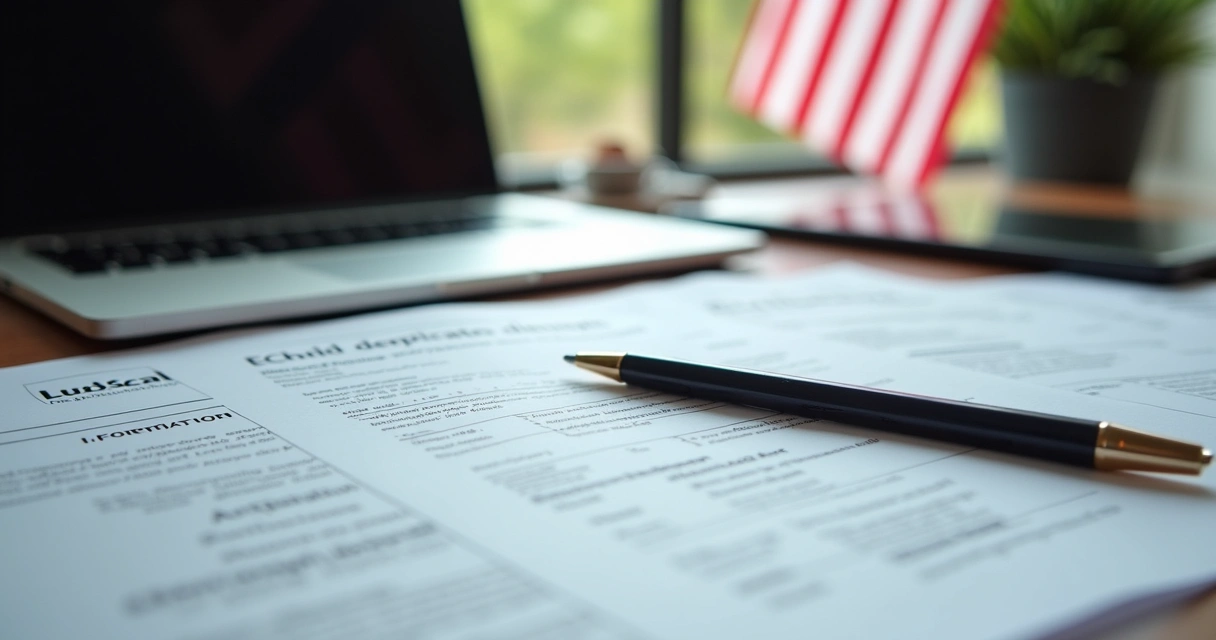 Como abrir LLC nos EUA: Guia prático para brasileiros 1 Documentos organizados para abertura de empresa americana