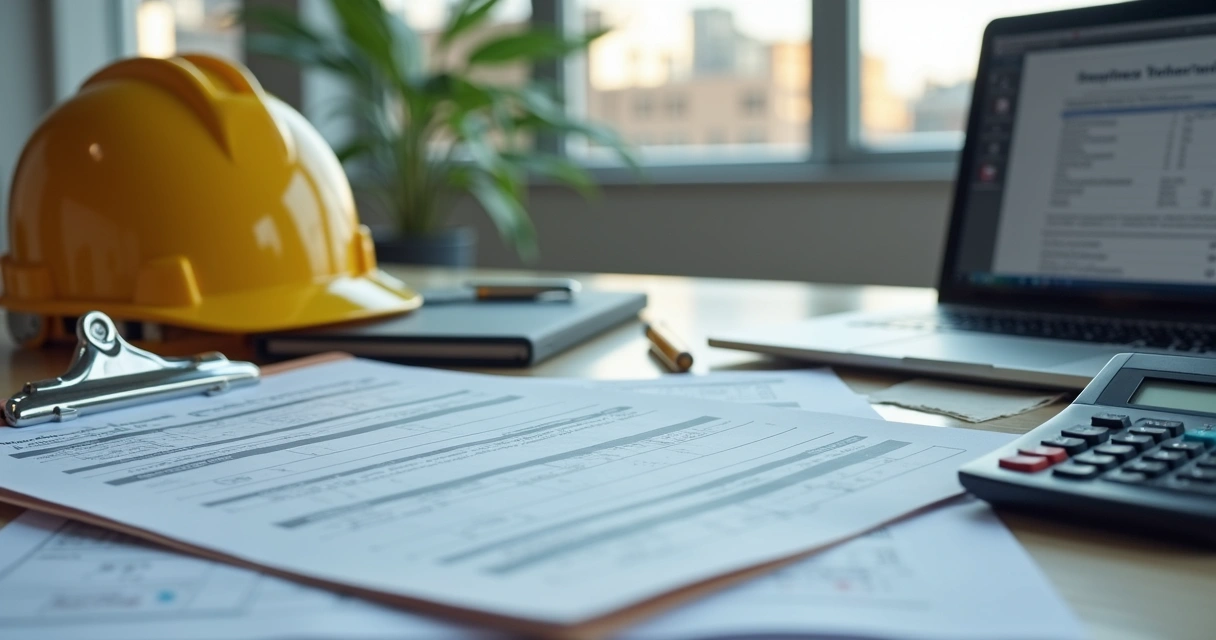 Documentos e tela de sistema para eSocial na construção 