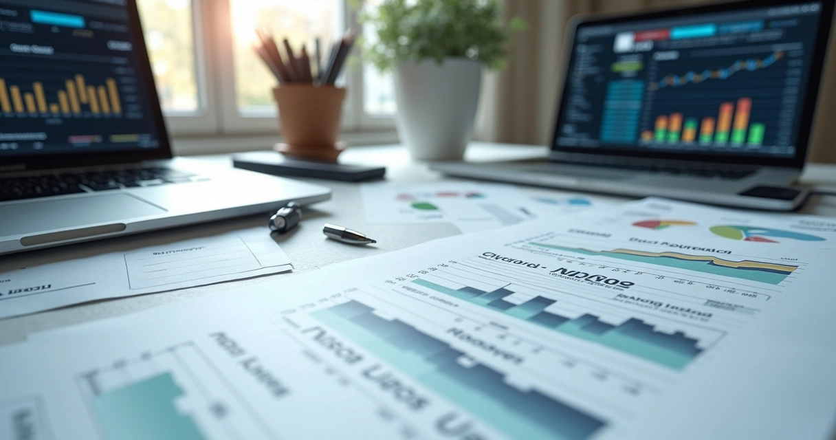 Documentos fiscais e cambiais organizados em mesa de escritório, com destaque para itens de igaming