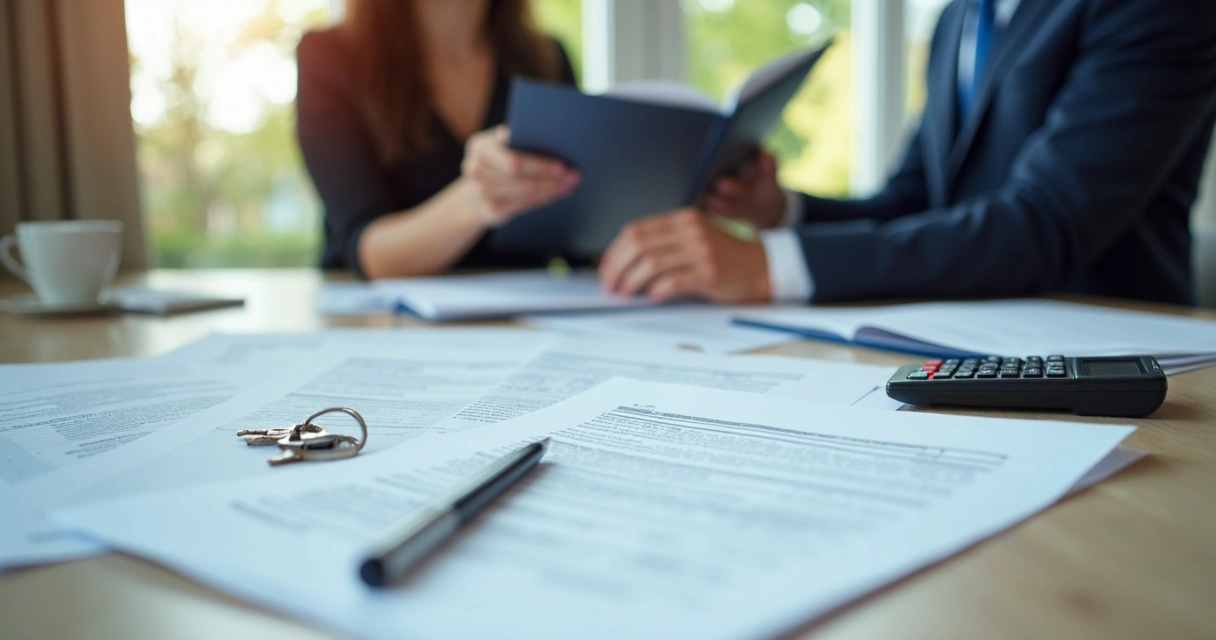 Documentos organizados para garantia de crédito 