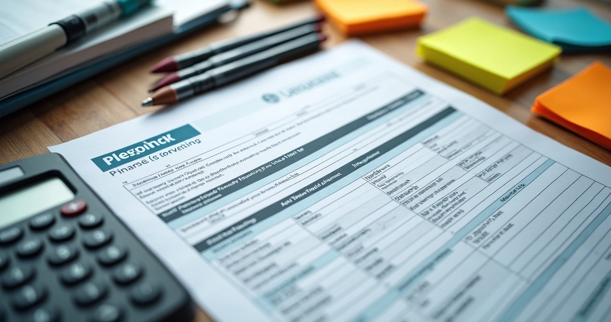 Documentos e papéis fiscais organizados sobre uma mesa 