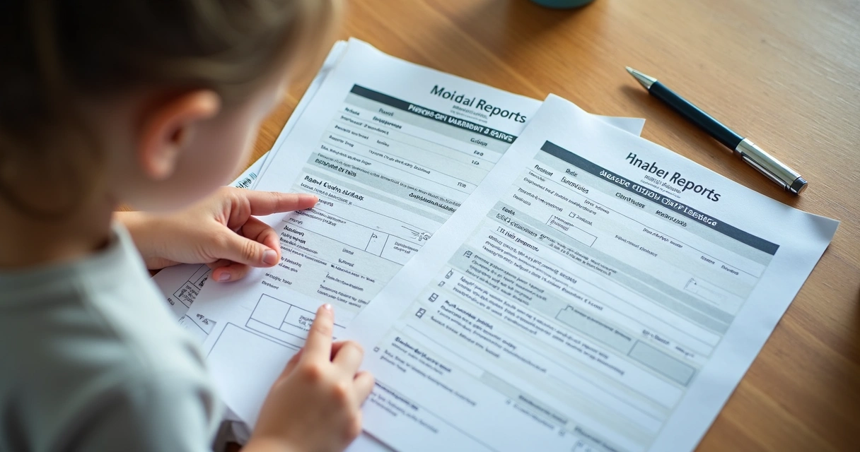 Pilha de documentos médicos e pessoais prontos para solicitar benefícios do INSS para doença rara.