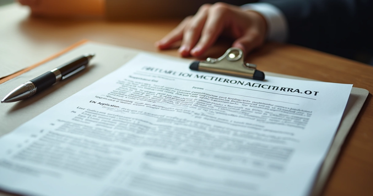 Como abrir LLC nos EUA: Guia prático para brasileiros 1 Documentos de LLC nos EUA sobre uma mesa de madeira