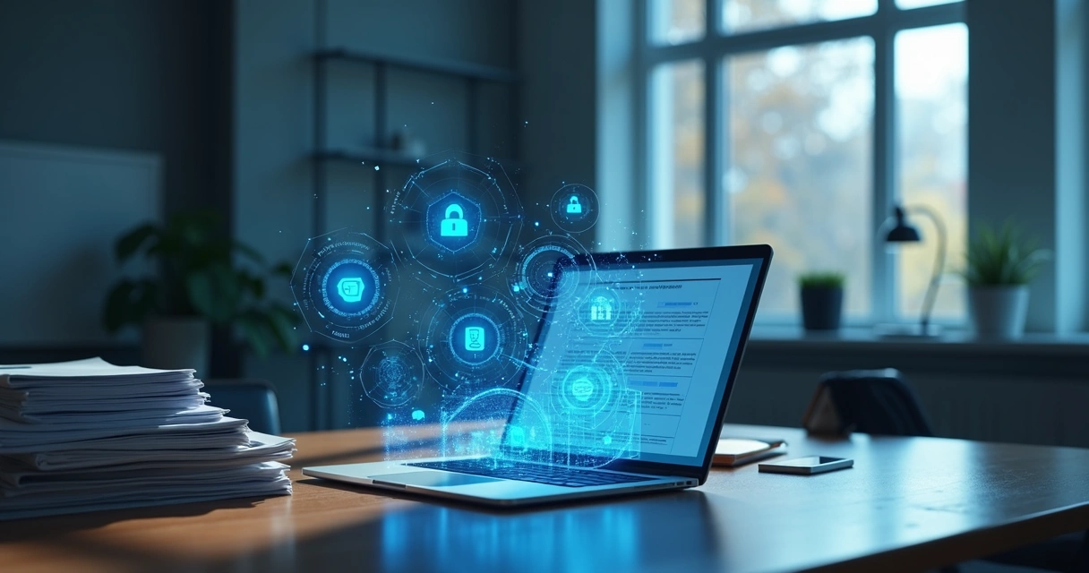 Documentos organizados para processo de onboarding digital