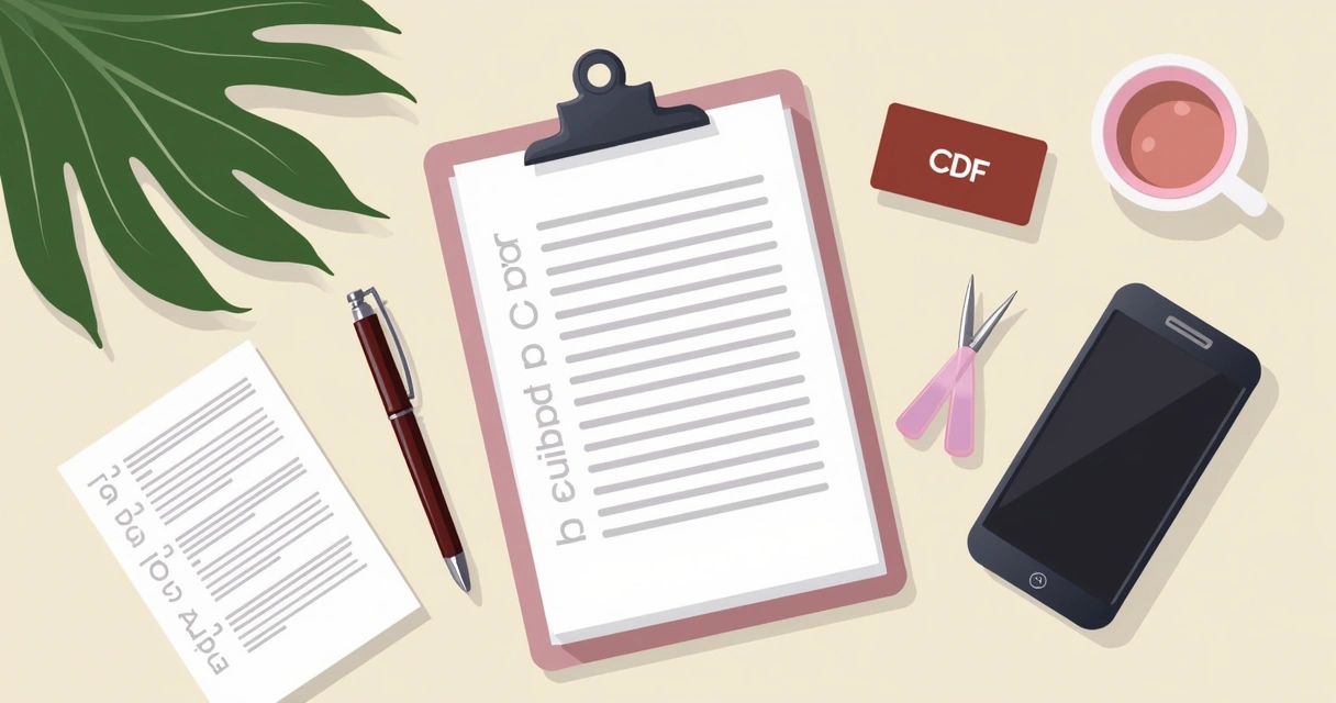 Documentos sobre uma mesa para abrir MEI de depiladora 