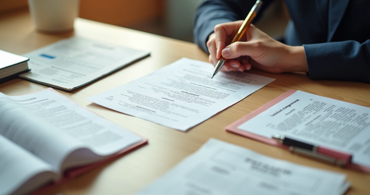 Documentos organizados para mudança internacional 