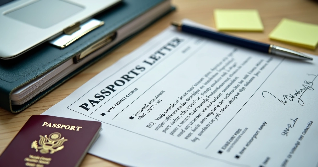 Documentos organizados para visto de estudante 