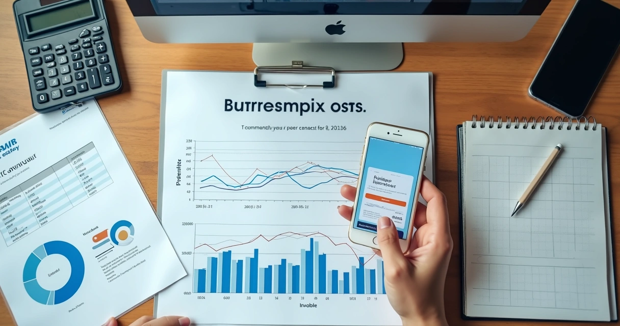 Documentos e relatórios de prejuízo organizados sobre a mesa