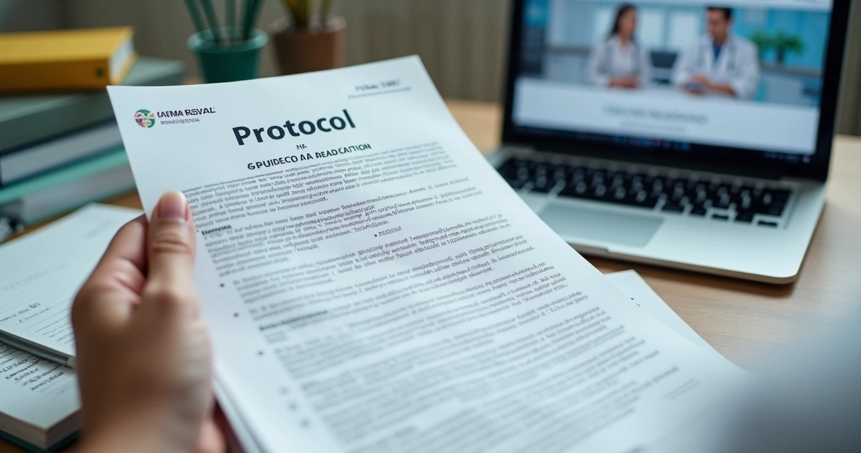 Consulta de protocolos oficiais para regulação em sala vermelha