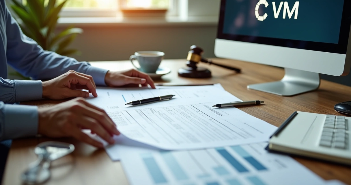 Documentos sendo analisados para registro na CVM