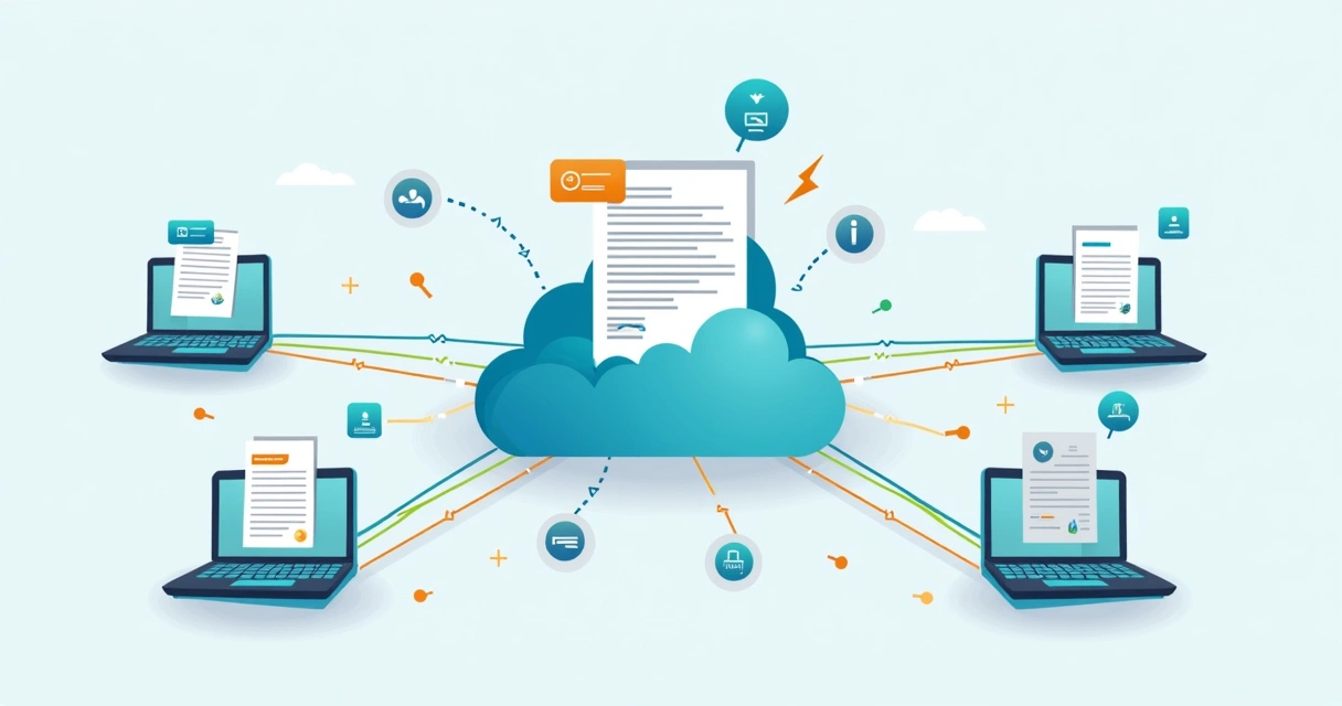 Documentos laborales digitales centralizados entre sucursales 