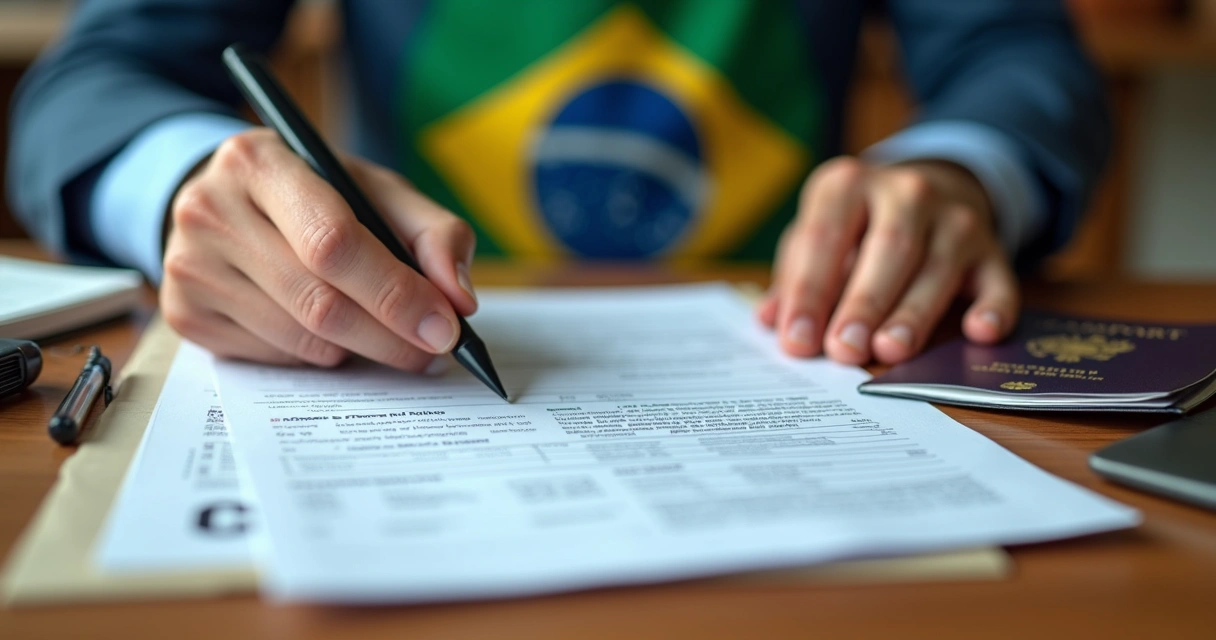 Documentos fiscais organizados para remessas internacionais.