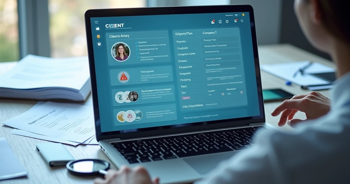 Dossiê digital com documentos, vínculos e alertas de cadastro 