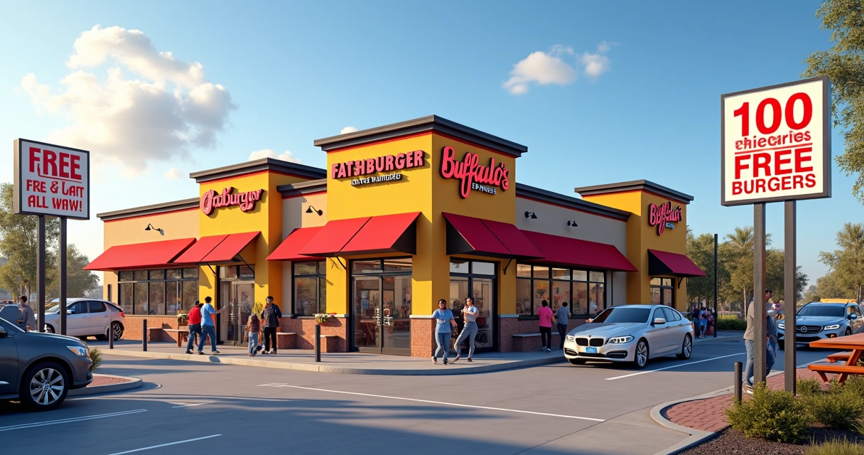 Unidade tri-marca com drive-thru em travel center na Califórnia 