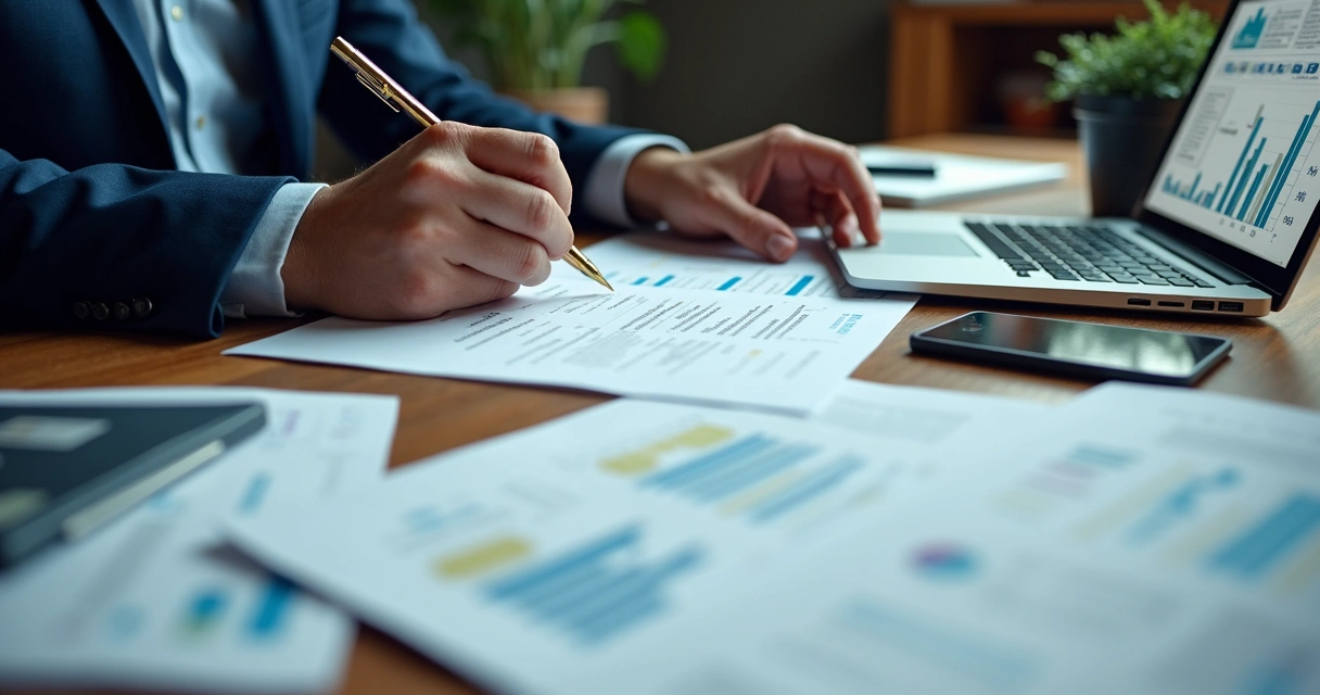 Angel investor reviewing startup due diligence documents 
