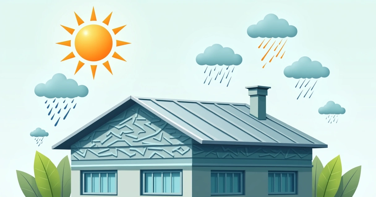 Estrutura metálica protegida contra intempéries 