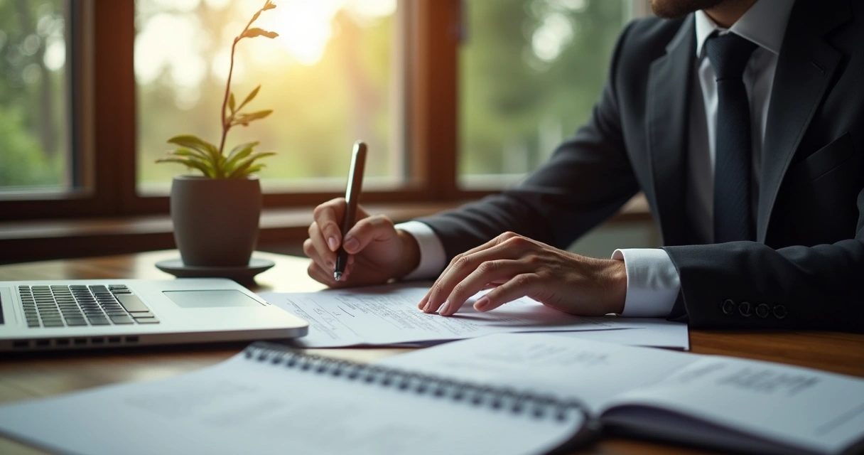 Empresário revisando dúvidas sobre novos tributos 