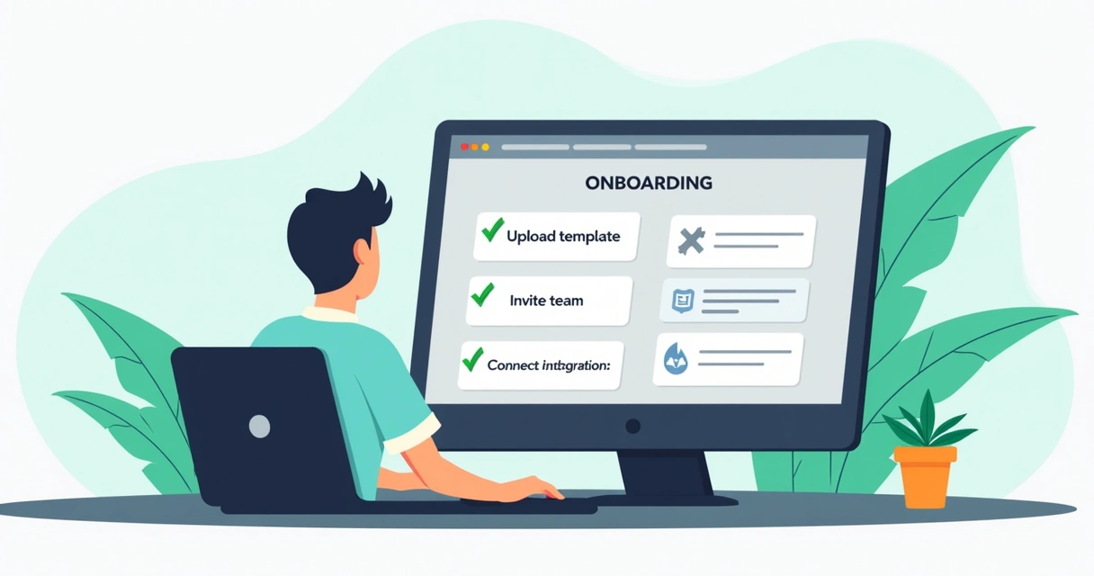 Easy onboarding to contract management software