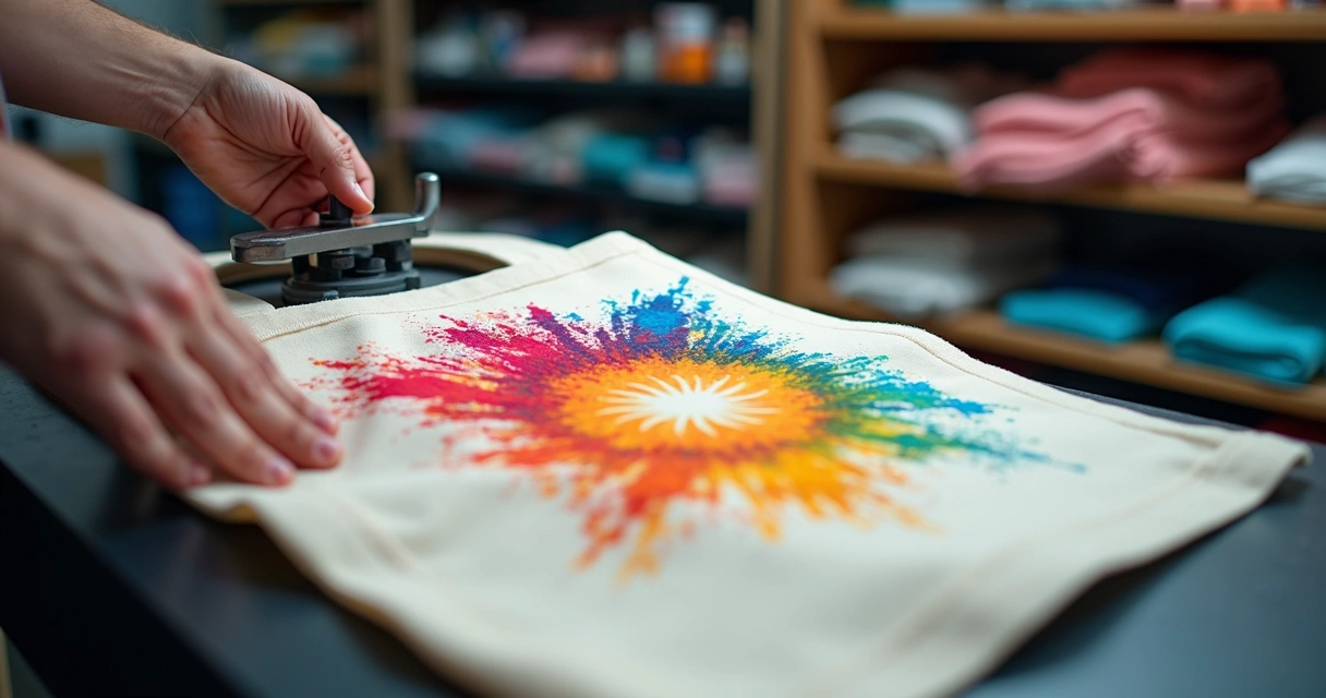Ecobag com impressão detalhada DTF e estampa colorida 
