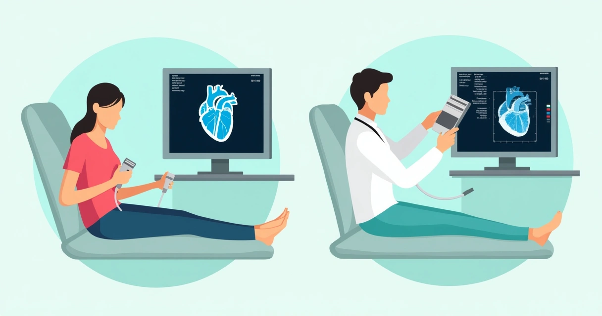 O papel do ecocardiograma no diagnóstico da endocardite bacteriana 1 Comparação entre ecocardiograma transtorácico e transesofágico, mostrando detalhes das válvulas cardíacas.