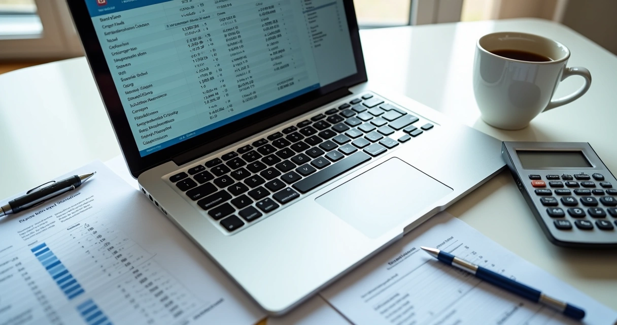 Simulação de cálculo do benefício fiscal em tela de computador. 